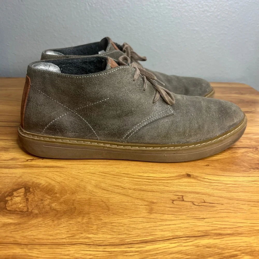 Josef Seibel Quentin Chukka Boots Mens 45 Brown Suede Desert Boot Lace Up Casual